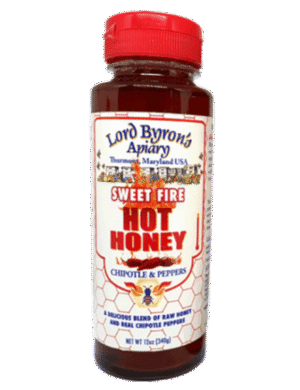 Sweet Fire Honey with Chipotle & Peppers