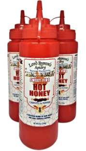 Sweet Fire HOT HONEY - Big Red Squeeze 22 ozbottle