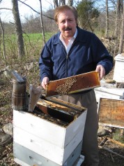 byron & honey bee hive